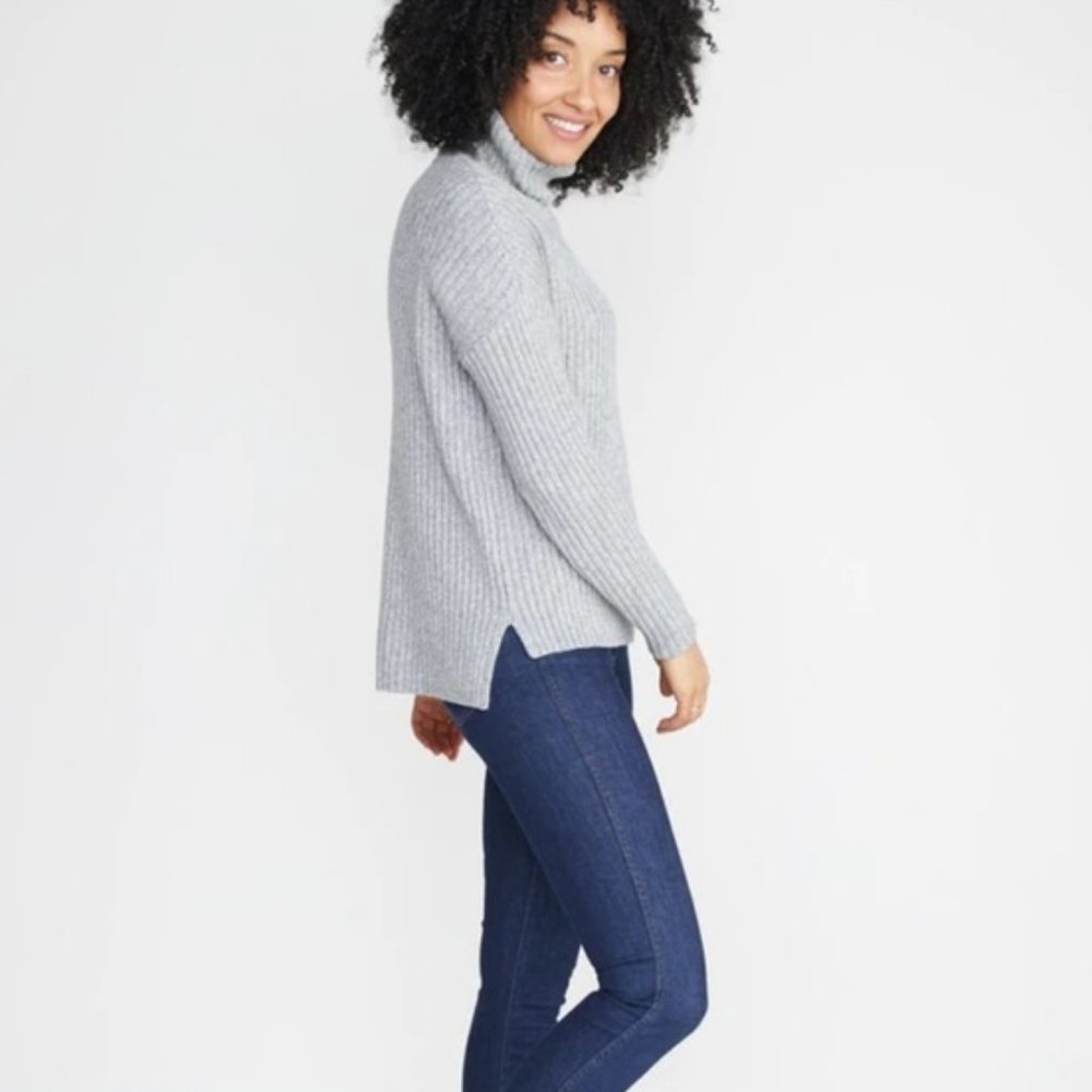 Marine Layer Annie Ribbed Turtleneck Sweater - Picture 4 of 11